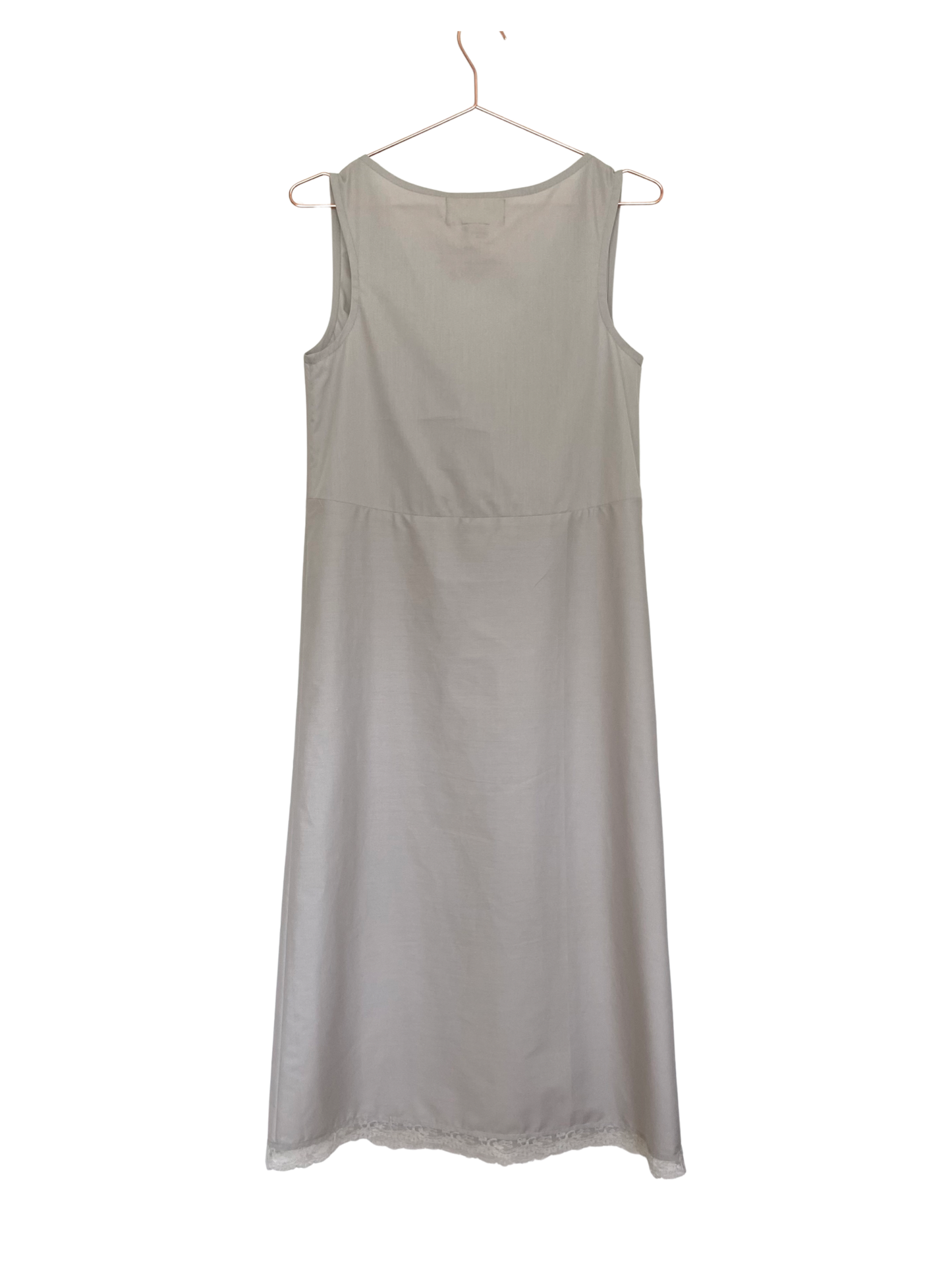 LIATH Poplin Dress with Antique Trim