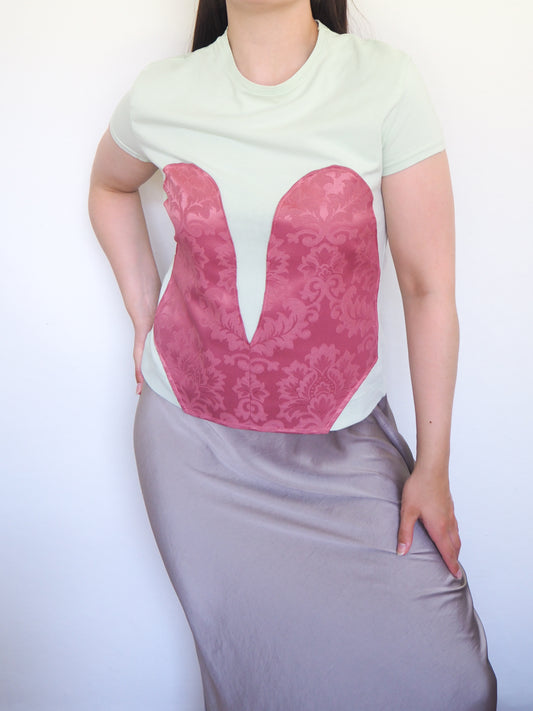 Lingerie Tee Mint UK 12